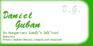 daniel guban business card